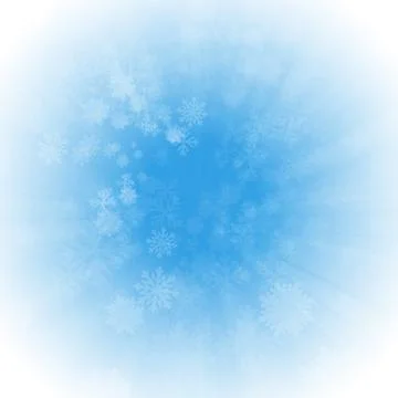 Vector : Snow flake with blue background Stock-Illustration