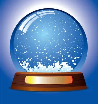 Vector snow globe Stock Illustration