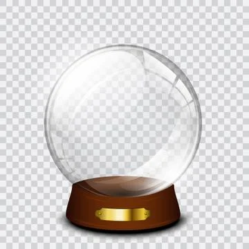 Vector snow globe Stock Illustration