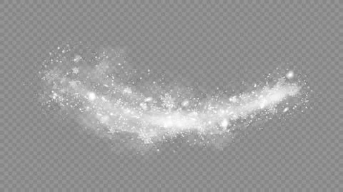 Vector snow isolated. Snowfall Stock Illustration