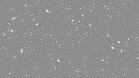 Vector snow isolated. Snowfall Stock Illustration