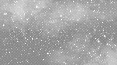 Vector snow isolated. Snowfall Stock Illustration