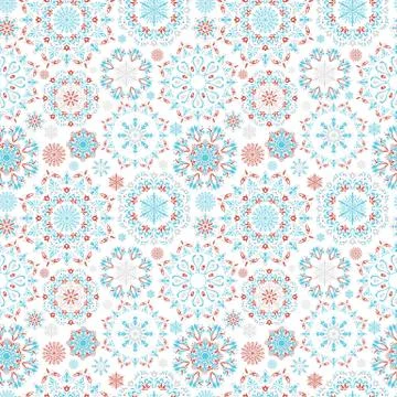 Vector snow pattern Stock Illustration