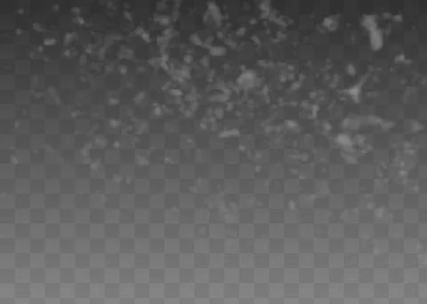 Vector snowfall isolated. Winter background. Snow overlay illustration Stock Illustration