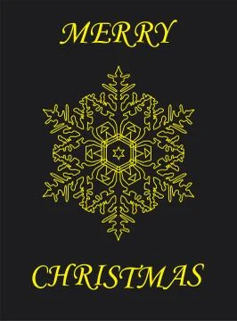 Vector snowflake background Stock Illustration