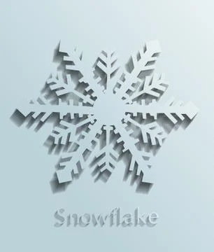 Vector snowflake Stock Illustration