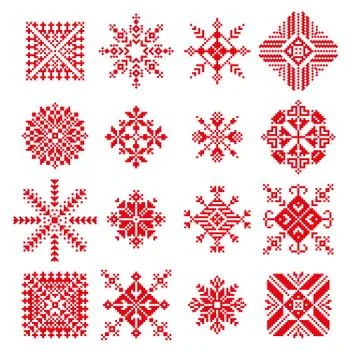 Vector snowflake Stock Illustration
