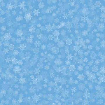 Vector Snowflakes Background Stock Illustration