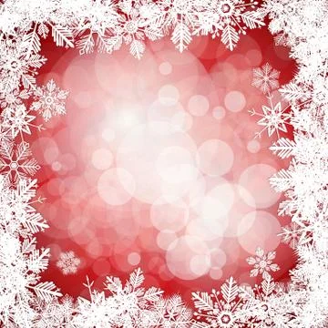 Vector snowflakes background Stock Illustration