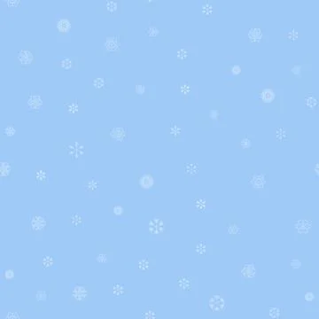 Vector snowflakes seamless pattern 스톡 일러스트
