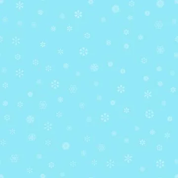 Vector snowflakes seamless pattern 스톡 일러스트