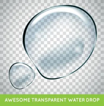 Vector Soap Water Bubbles Set. Transparent Isolated Realistic Design Elements Illustrazione stock