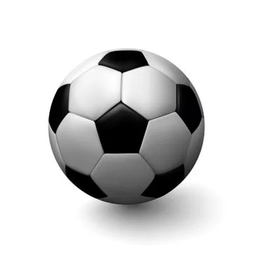 Vector soccer ball. Illustrazione stock