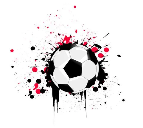 Vector soccer ball illustration Illustrazione stock