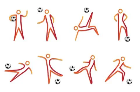 Vector soccer mascot Stock Illustration