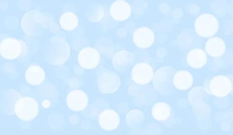Vector soft light blue bokeh background, abstract glowing lights banner tem.. Stock Illustration