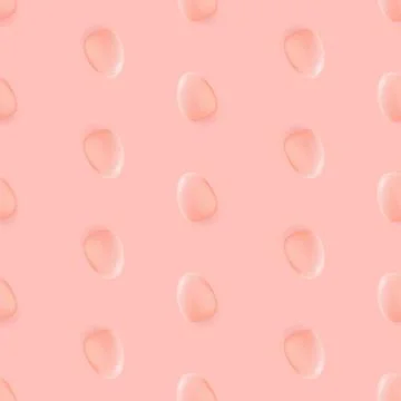 Vector soft pastel pink seamless background with flat lay eggs. Happy easter Illustrazione stock