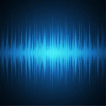 Vector sound concept. Illustrazione stock