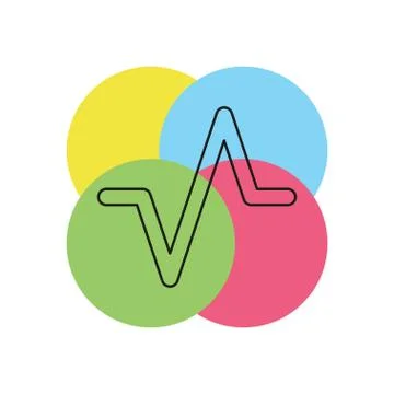 Vector sound volume wave illustration, audio music Stock Illustration