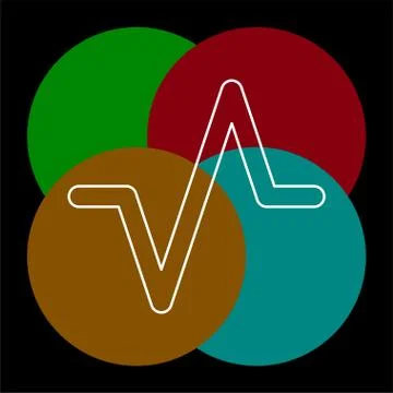 Vector sound volume wave illustration, audio music Illustrazione stock