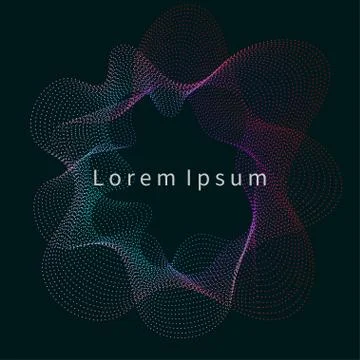 Vector sound wave Stock Illustration