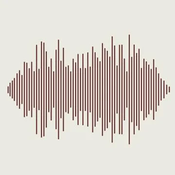 Vector sound waves set. Audio equalizer technology, pulse musical. Vector Stock Illustration