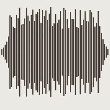 Vector sound waves set. Audio equalizer technology, pulse musical. Vector Stock-Illustration