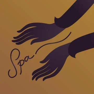 Vector for spa, massage Illustrazione stock