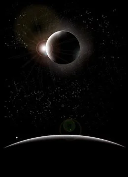 Vector space background Stock Illustration