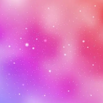 Vector space background in pink colors. Stock Illustration