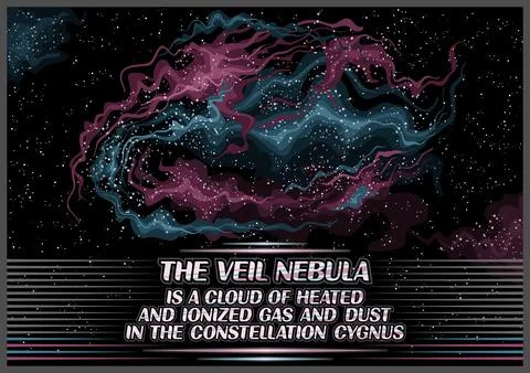 Vector Space Nebula Stock Illustration