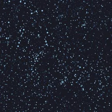 Vector space seamless pattern. Milky way Stock Illustration