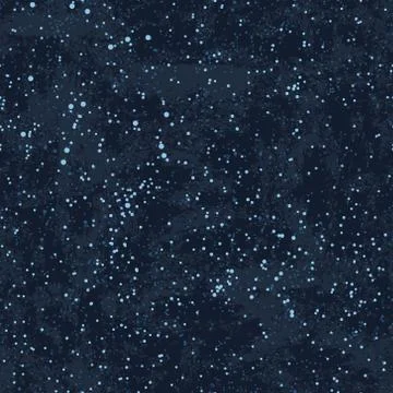 Vector space seamless pattern. Milky way Stock Illustration