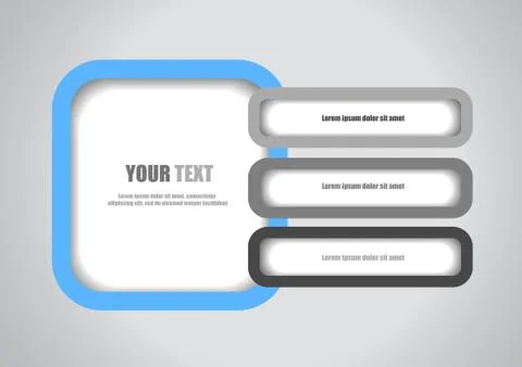 Vector : Space for text in square abstract background Stock Illustration