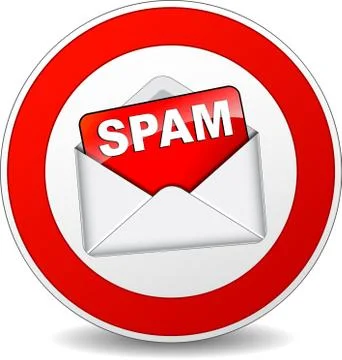 Vector spam icon Stock Illustration