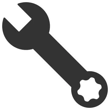 Vector Spanner Flat Icon Image 스톡 일러스트