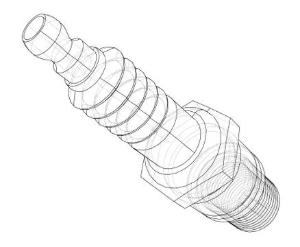 Vector spark plug concept イラスト素材
