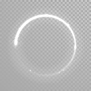 Vector sparkling light tail wave Ilustración de archivo