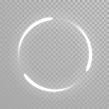 Vector sparkling light tail wave 스톡 일러스트