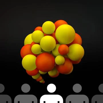 Vector speech bubble. 3D illustration. Vector speech bubble. 3D illustrati... Stock Photos