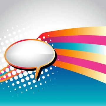 Vector speech bubble Illustrazione stock