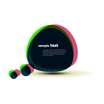Vector speech bubble Stock Illustration