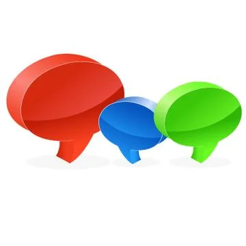 Vector speech bubble Stock Illustration