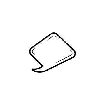 Vector speech bubbles in flat design icon Stock Illustration