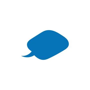 Vector speech bubbles in flat design icon 스톡 일러스트