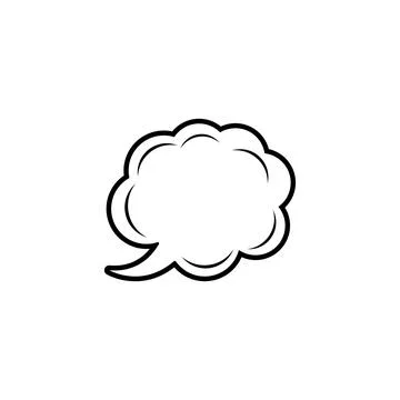Vector speech bubbles in flat design icon イラスト素材