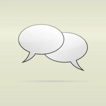 Vector speech bubbles Stock Illustration