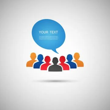 Vector speech dialog people eps Stock Illustration