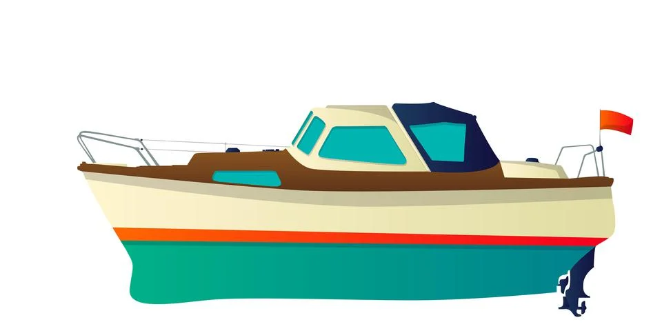 Vector speed boat Stock Vector by ©Danussa 118517760