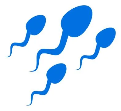 Vector Sperm Cells Icon Ilustración de archivo